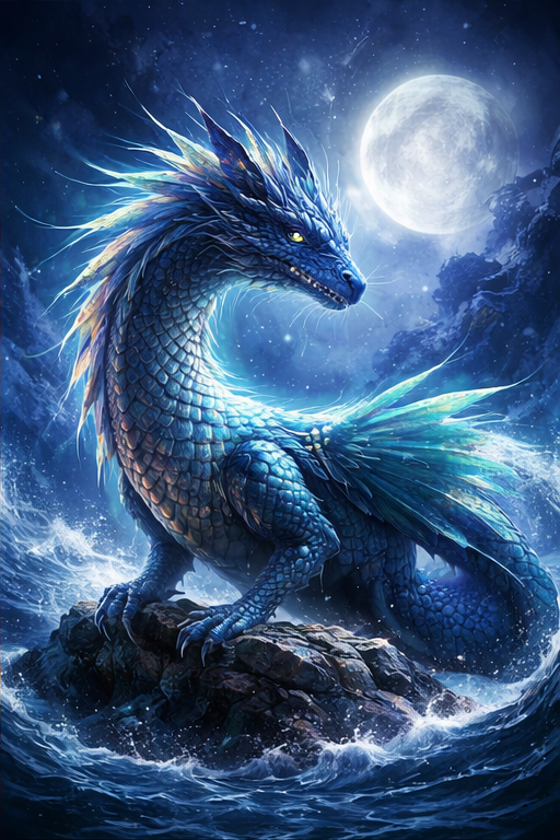 Welcome to the World water dragon art